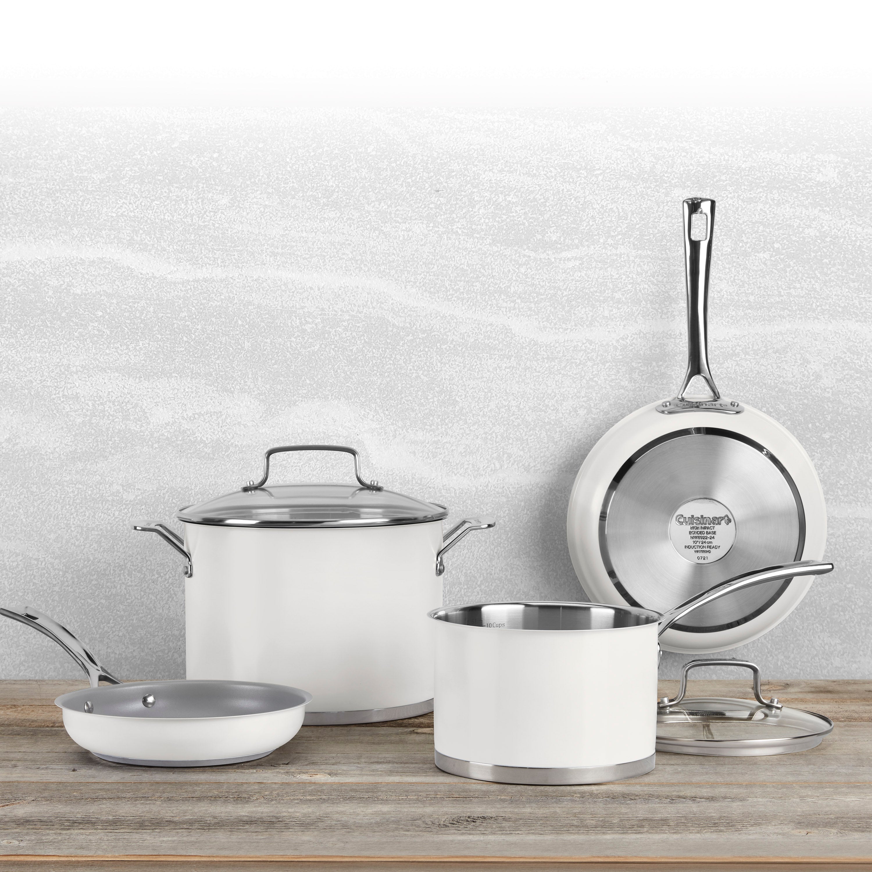 11-Piece Matte White Set in White