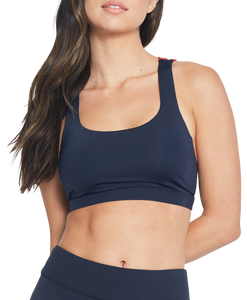 L'Etoile Sport Sports Bra in Navy & Red