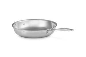 Classic Stainless Steel Round Frying Pan 12 in.