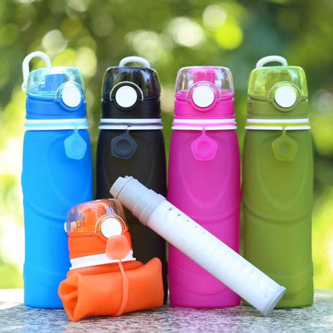 Gourde sport pliable avec filtre intégré