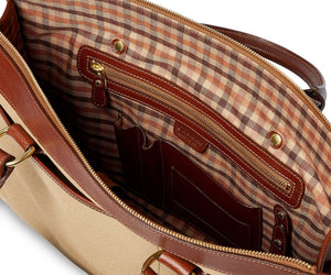Examiner No. 5 | Khaki Twill - Vintage Chestnut - Ghurka