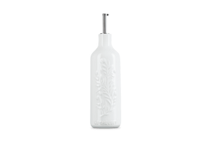Olive Branch Collection Oil Cruet, 20 oz. in White