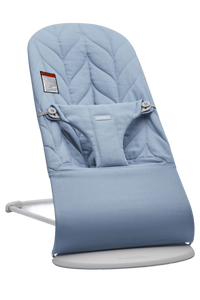 Bouncer Bliss Petal Quilt in Woven Blue