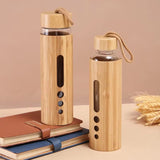 Gourde en verre Bambou