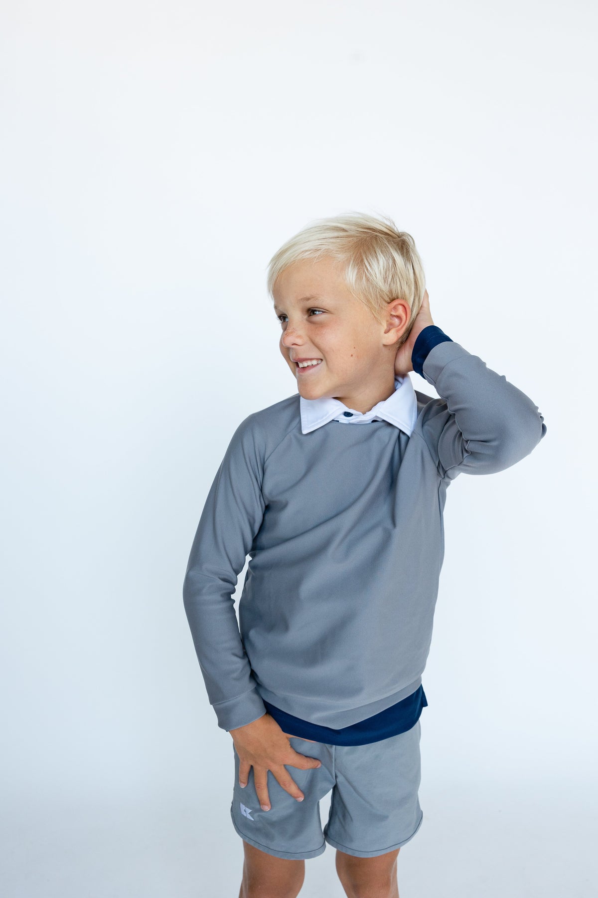 Pullover in Gray