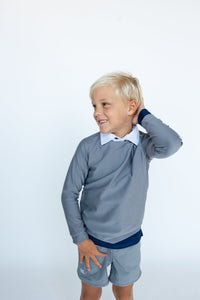 Pullover in Gray