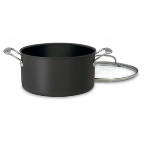 Chef's Classic® Nonstick Hard Anodized 6 Quart Stockpot in Black