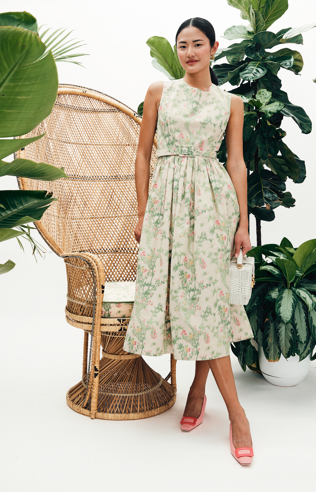 MAE x Scalamandré Sadie Dress in Jardin De Chine