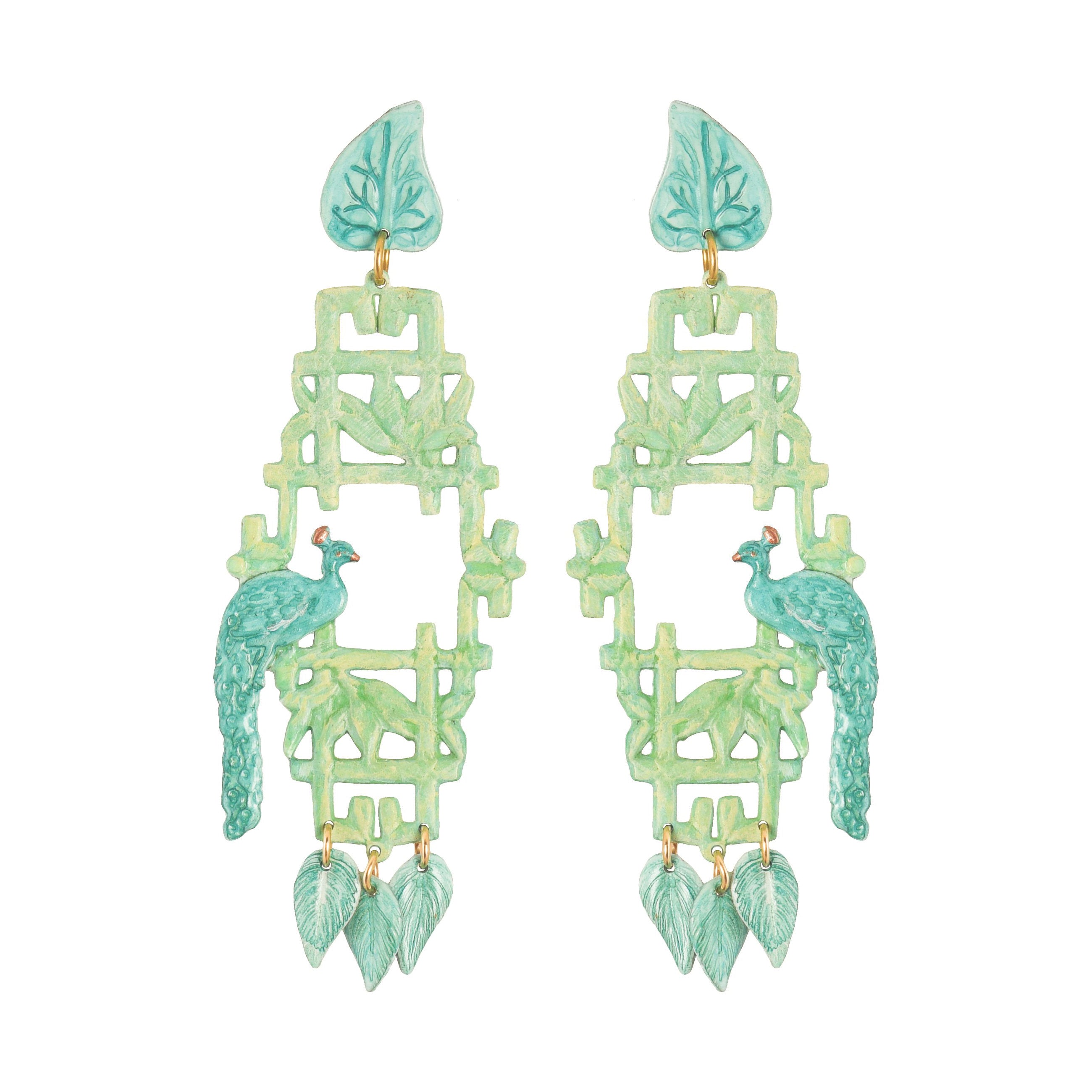 Jade Yuyuan Earrings