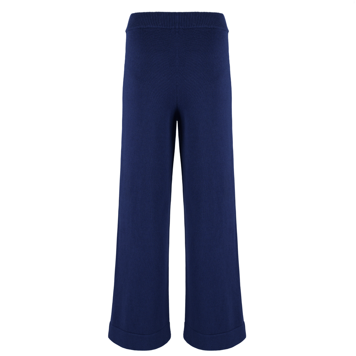 Women’s Navy Wide Leg Knit Pant