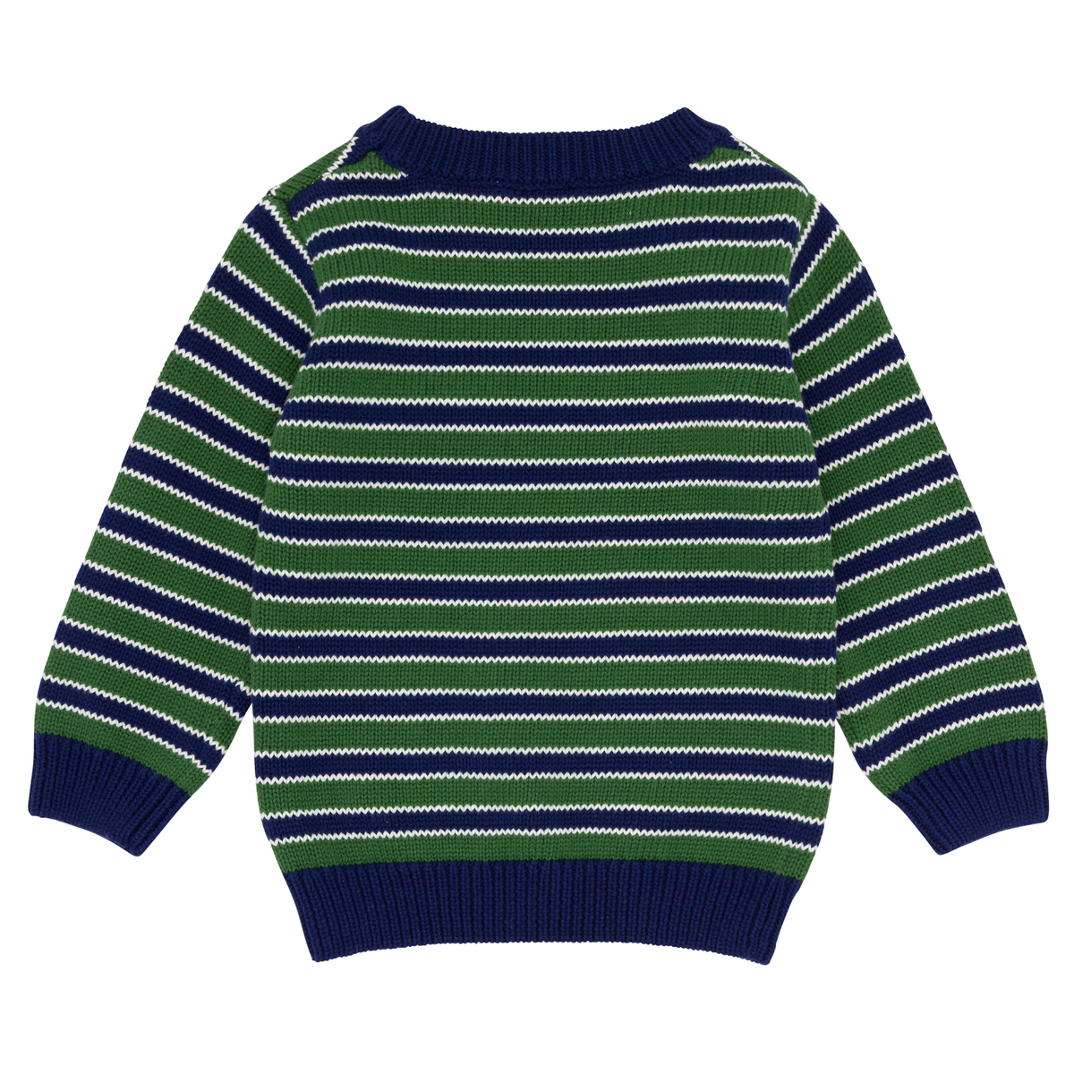 Unisex Evergreen Stripe Knit Sweater