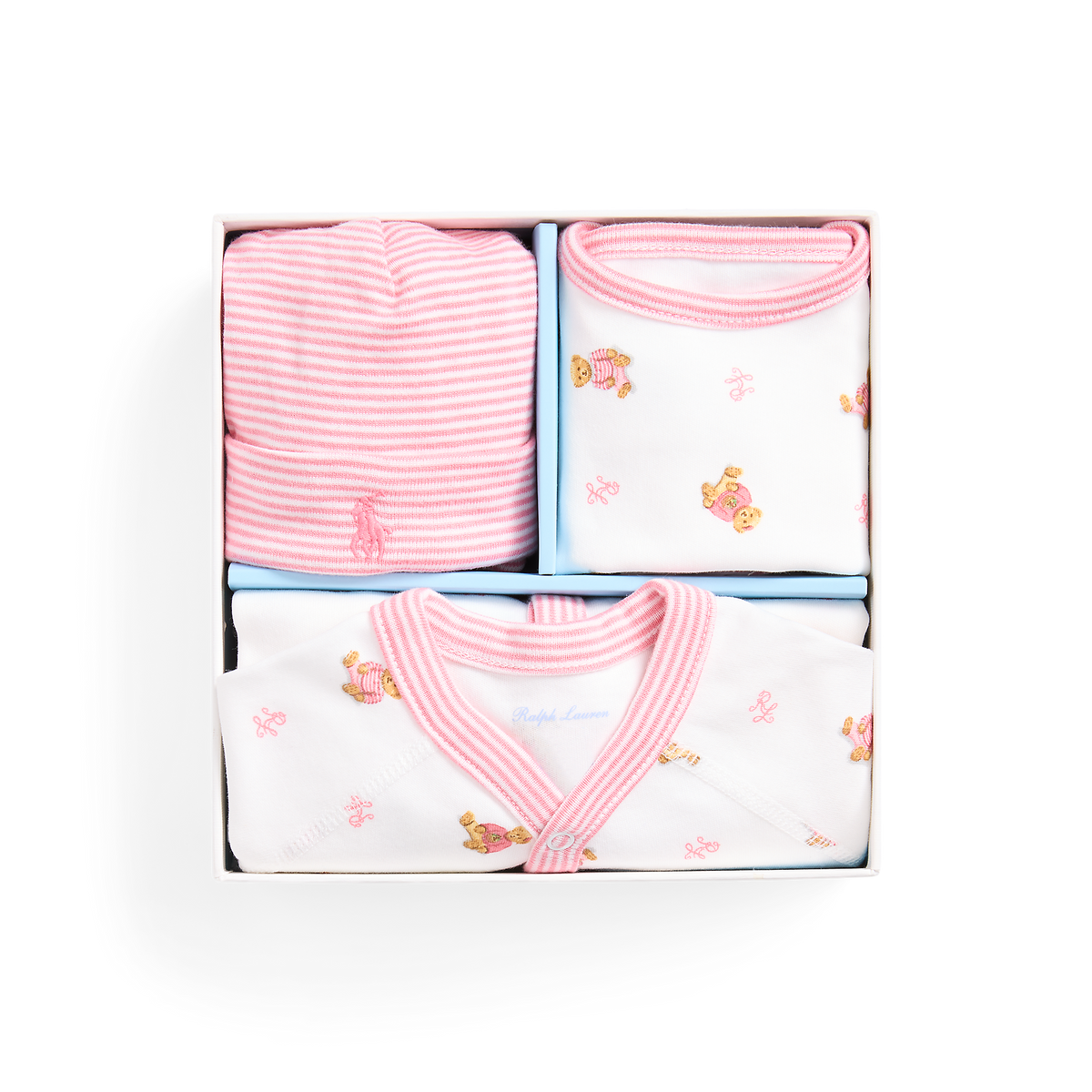 Polo Bear Cotton 3-Piece Gift Set