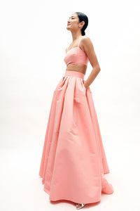 Lilah Skirt in Silk Faille