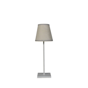 Small Marble Shade Cover in Ivory Silver