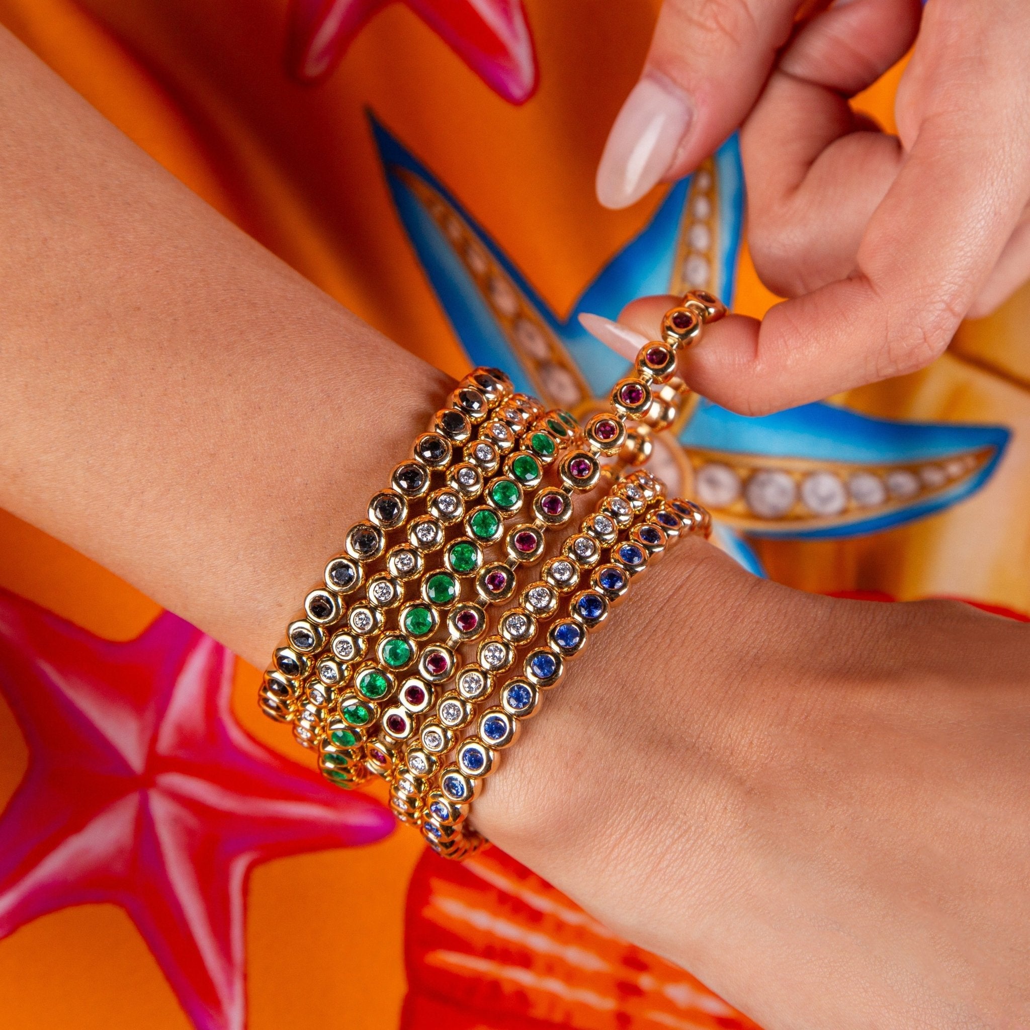 Marguerite Diamond Bracelet - Jewelry - RUCHI New York