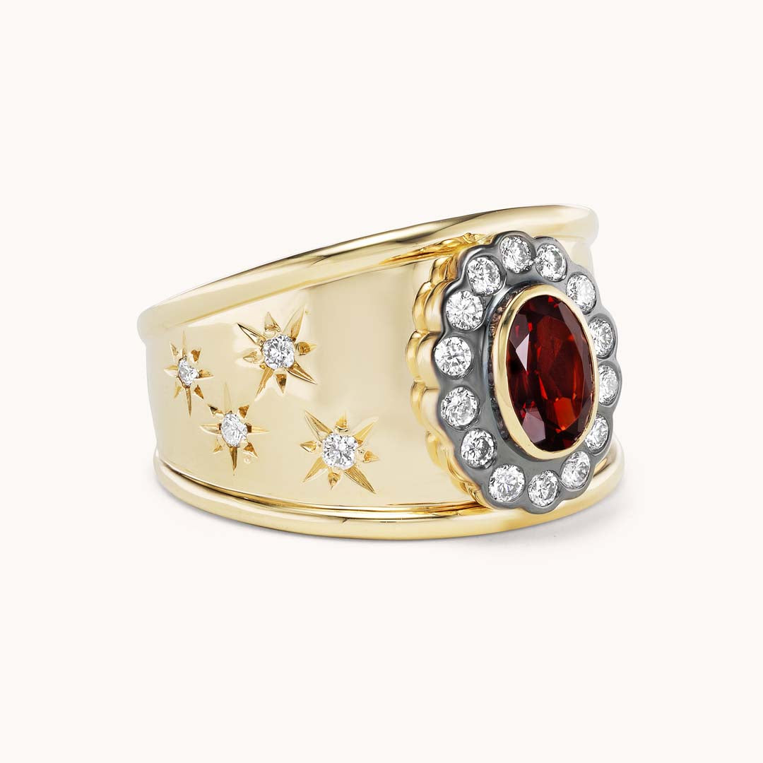 Ali Cigar Band Garnet