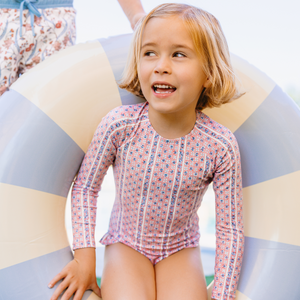 Girls’ Rosa Vine Rashguard One Piece
