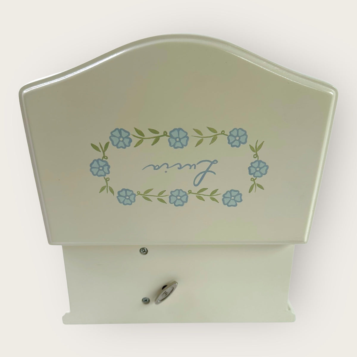 Musical Ballerina Box - Blue Floral - Nells Archdale