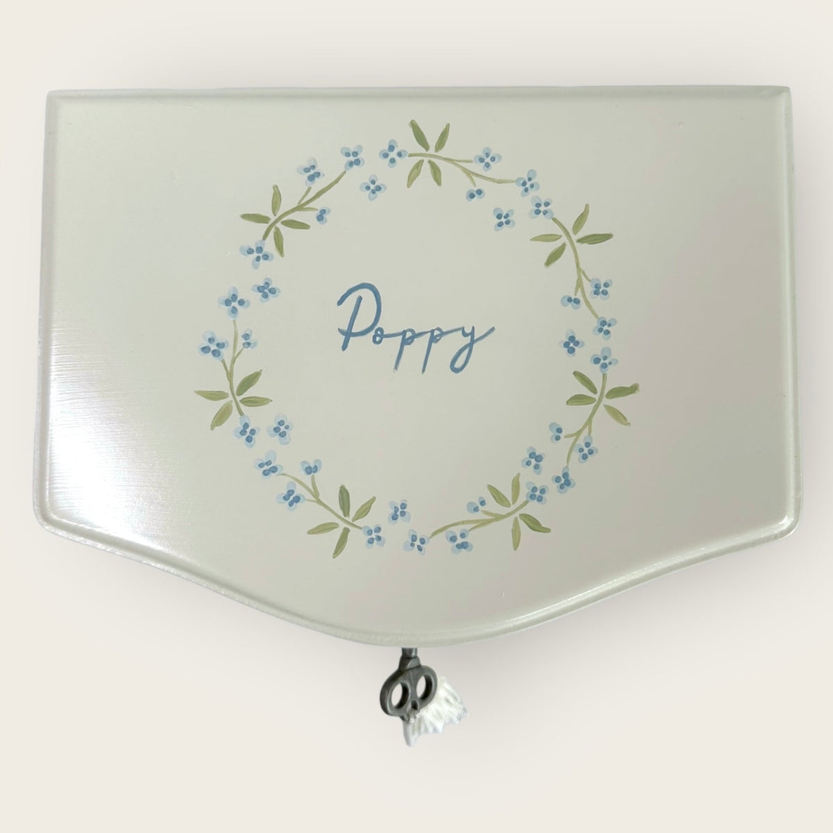 Musical Ballerina Box - Blue Garland - Nells Archdale