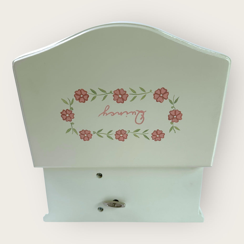 Musical Ballerina Box - Pink Floral - Nells Archdale