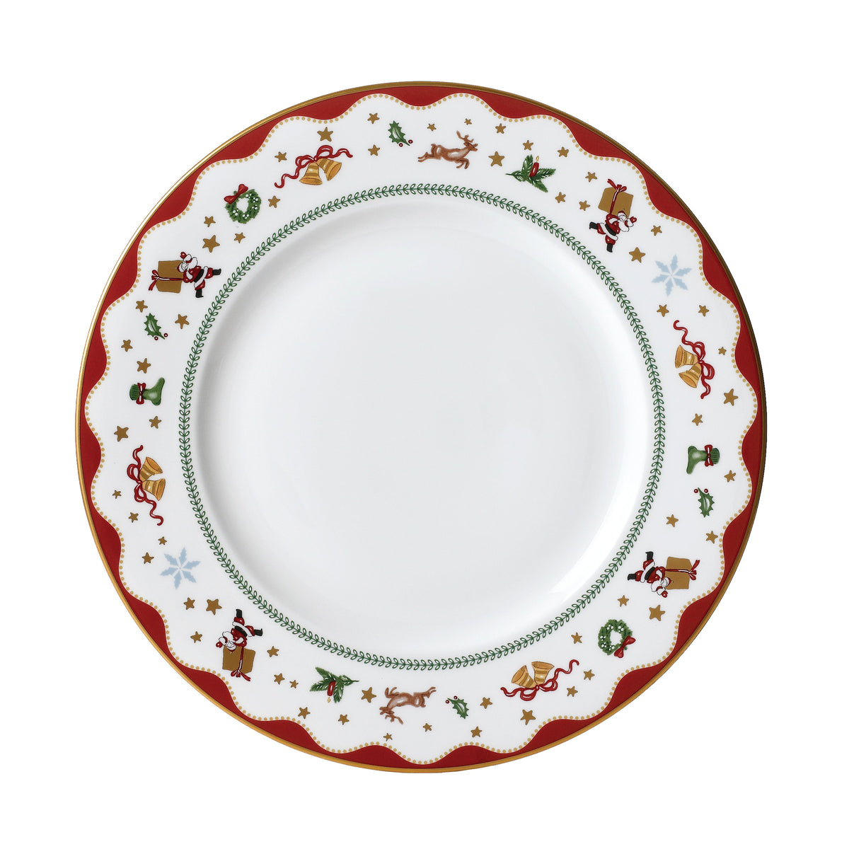 Prouna My Noel Dinner Plate White Background Photo