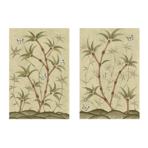 Chinoiserie Panel Print Pair | Bamboo En Fleur