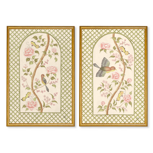Chinoiserie Panel Print Pair | Le Jardin De Elizabeth