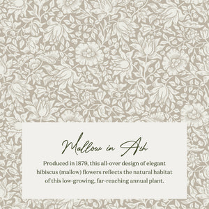Morris & Co. x Namesake Tuffet Storage Ottoman Mallow in Ash