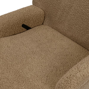 Winslow Extra Wide Recliner and Swivel Glider in Cortado Shearling