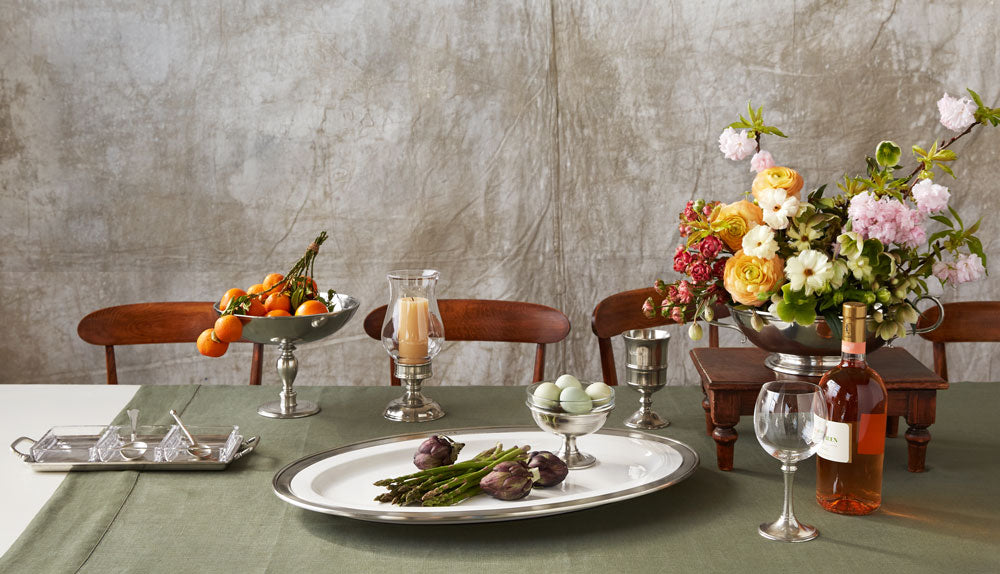 Convivio Oval Serving Platter X-Small in White