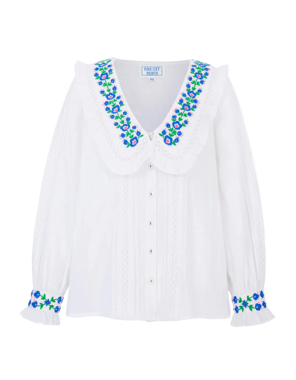 Pink City Prints Provencal Perfume Ava Top