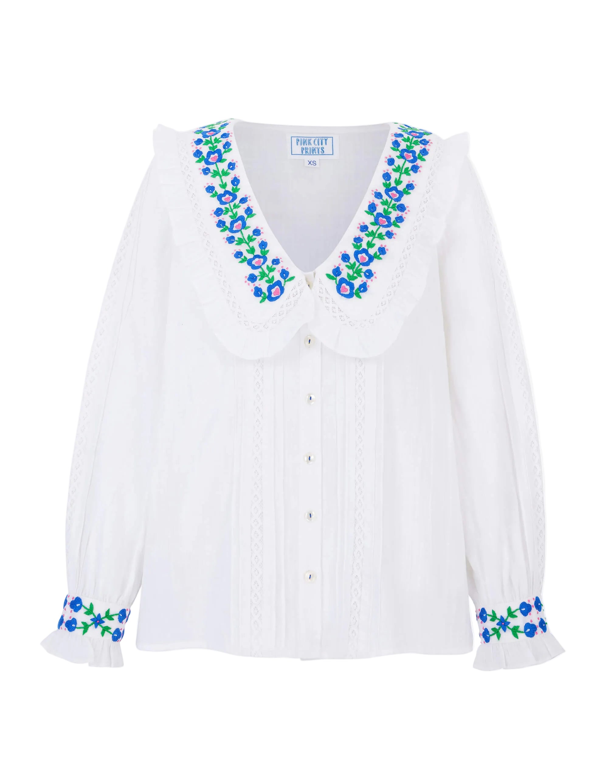 Pink City Prints Provencal Perfume Ava Top