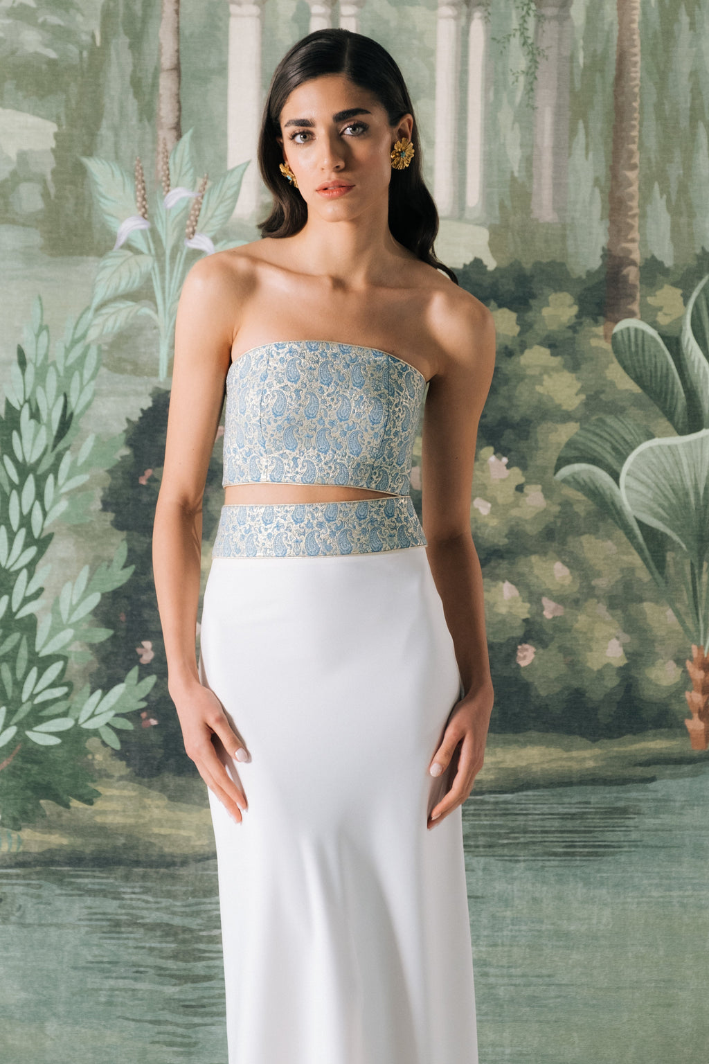 OTM Exclusive: Silk Avin Maxi Slip Skirt in Ivory