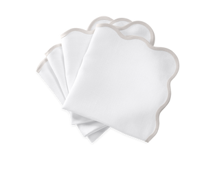 Scallop Edge Napkin, Set of 4