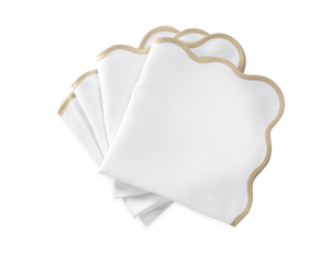 Scallop Edge Napkin, Set of 4