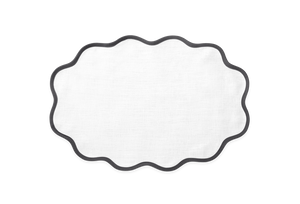 Scallop Edge Oval Placemat, Set of 4