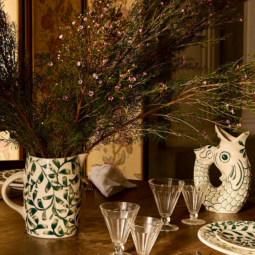 Green Glug Glug Jugs, Set of 2