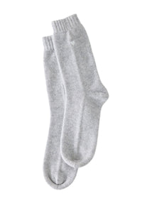 Sleeping Socks Heart in Sterling