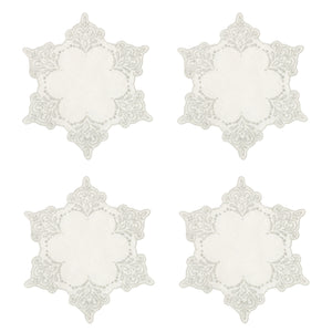 Snowflake Cocktail Napkins (4) snowflake Chefanie 