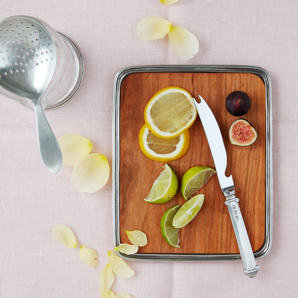 Bar Tray with Bar Knife Set, Set of 2