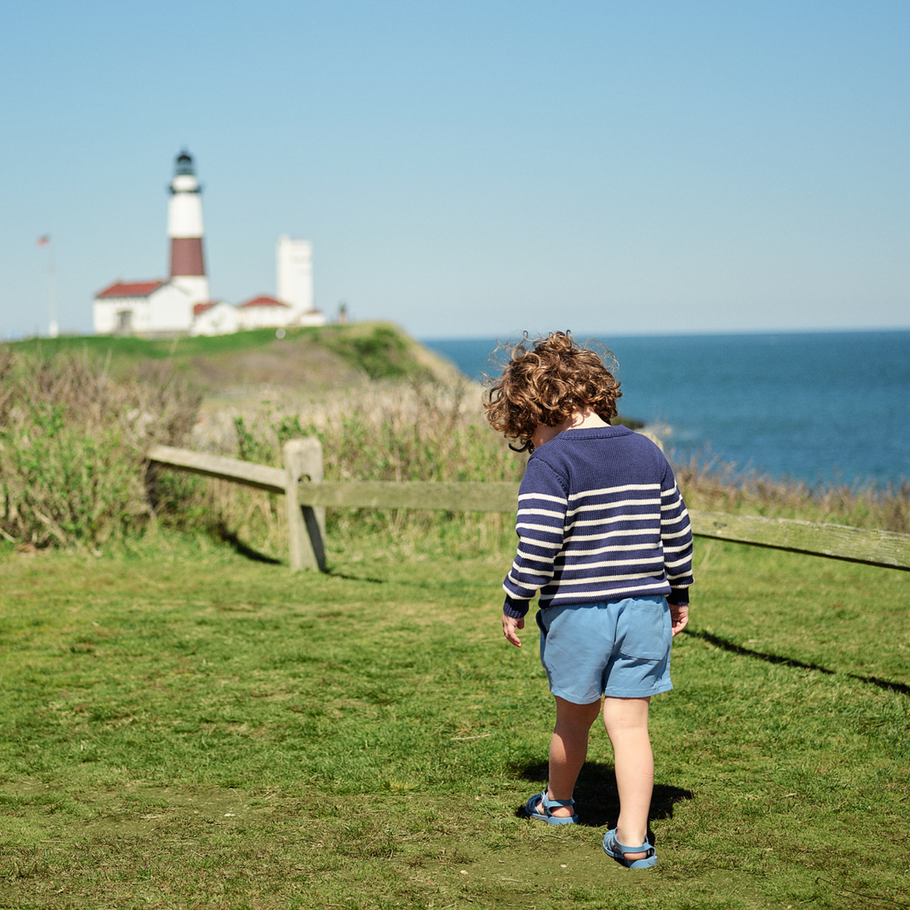 Boys Surfside Blue Ultra-Soft Twill Shorts