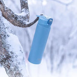 Thermos avec paille