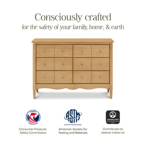 Liberty 6-Drawer Assembled Dresser in Honey