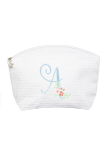 Cosmetic Waffle Weave Bag, Personalized