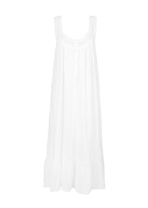 Courtney White Cotton Nightgown
