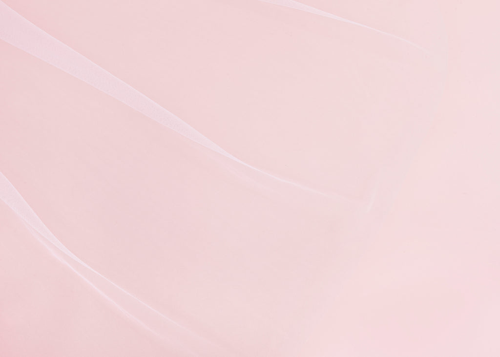 The Classic Silk Tulle Drop Wedding Veil Blusher 40in with Cathedral 120in