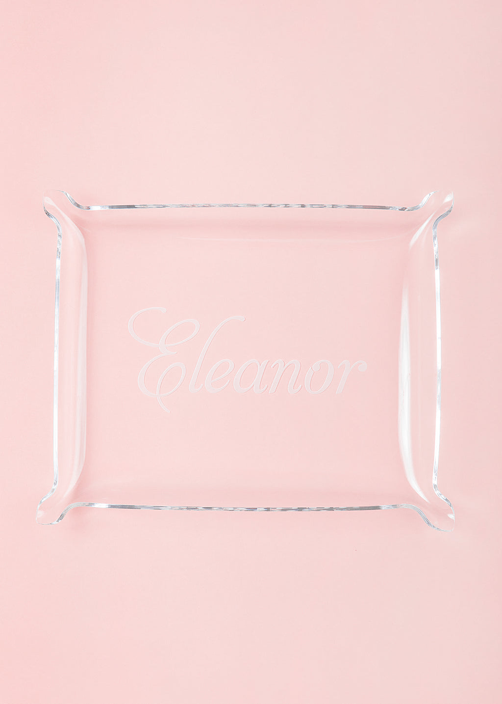 Plastic Acrylic Personalized Tray