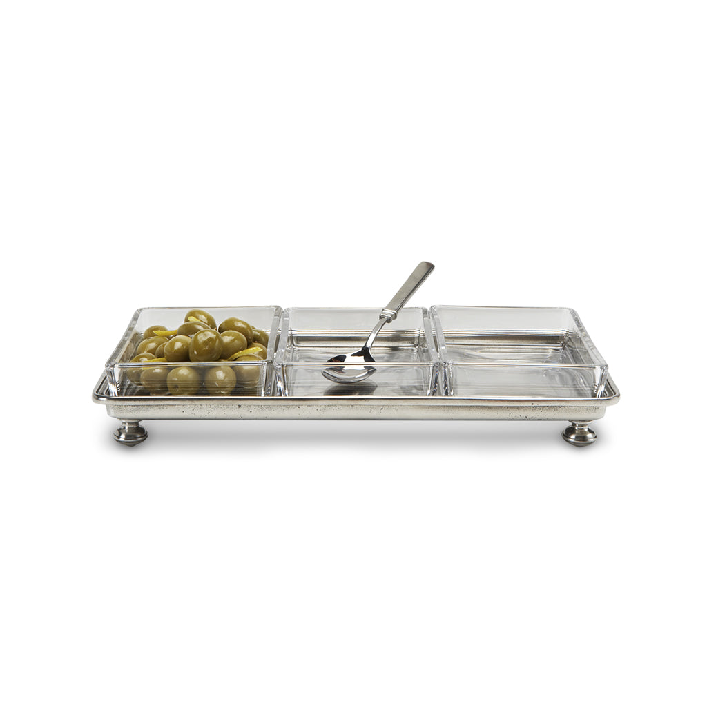 Footed Crudité Tray