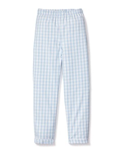Children’s Light Blue Gingham Pajama Pants