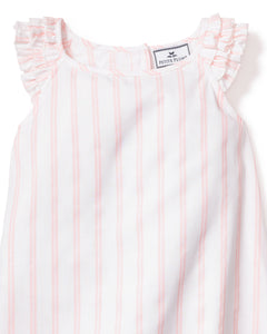 Children’s Pink and White Stripe Amelie Nightgown